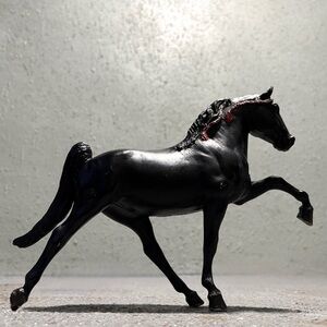 Breyer Horse Black Tennessee Walking Horse #60 1972 Mane Ribbon World Champion